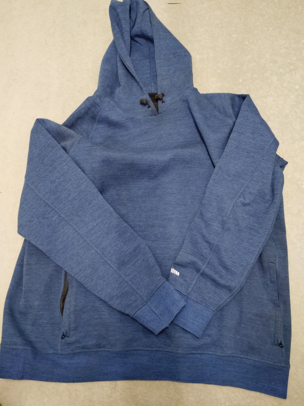 XXL American Eagle Outfitters Active Flex Men's Blue Hooded Pullover Sweatshirt